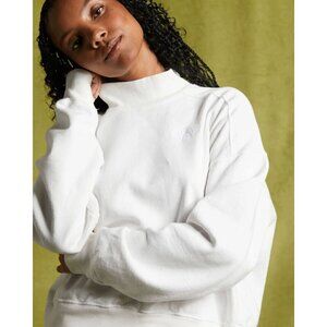 BILLABONG Chill Weekend Crew Neck Sweatshirt in Salt Crystal Size X-Small